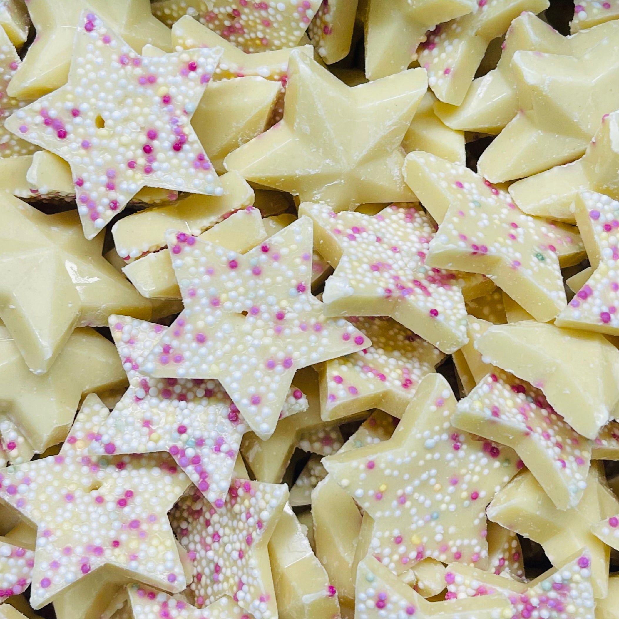White Chocolate Snowie Stars - 250g