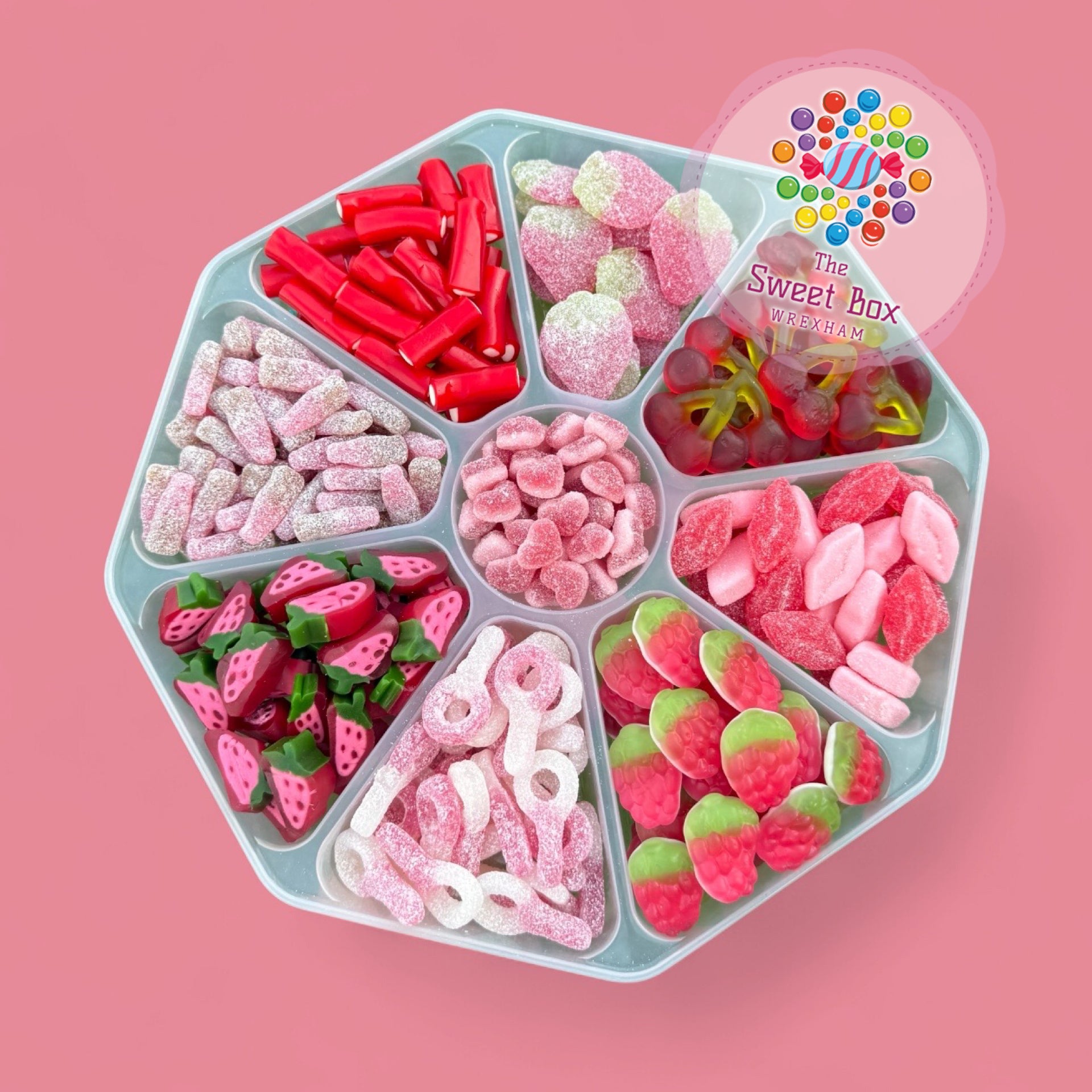 Pink/Red Sweet Platter