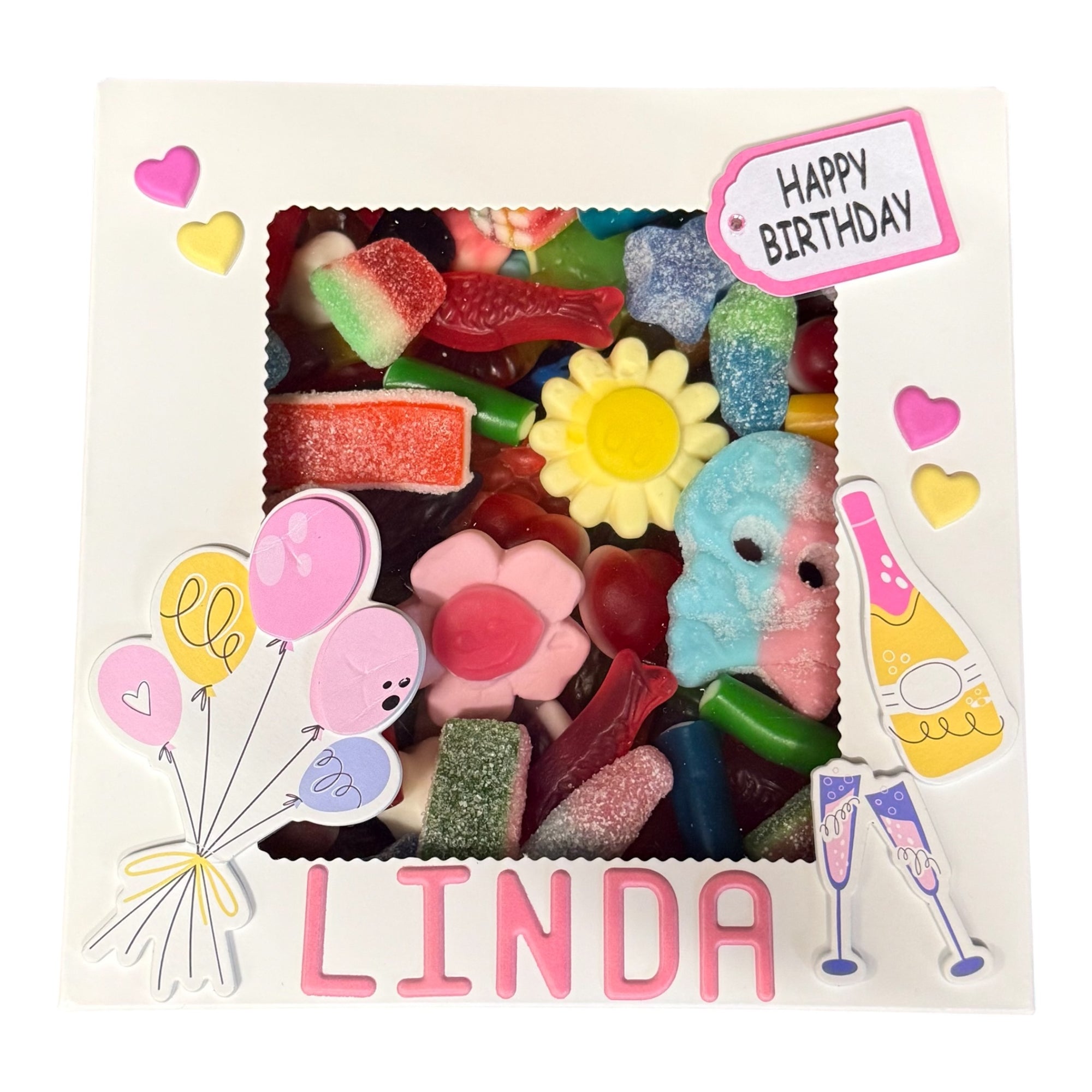 Large Personalised Sweet Box
